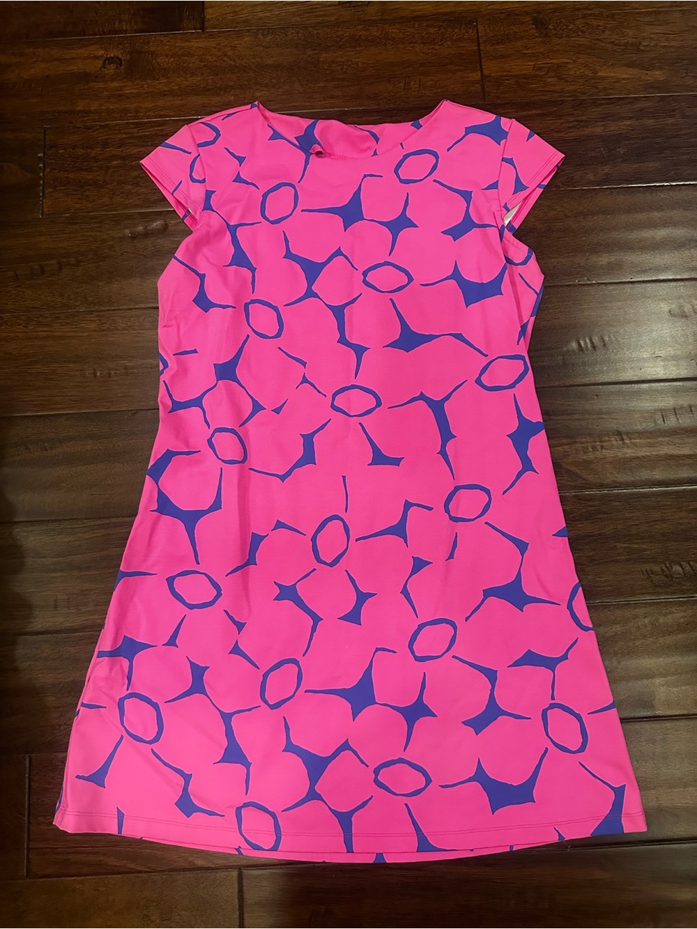 MAHI GOLD Bright Pink Dress with BluePrint
